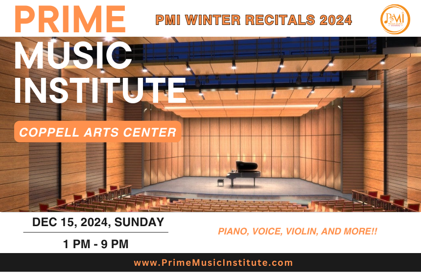 Prime Music Institute Winter Recitals 2024